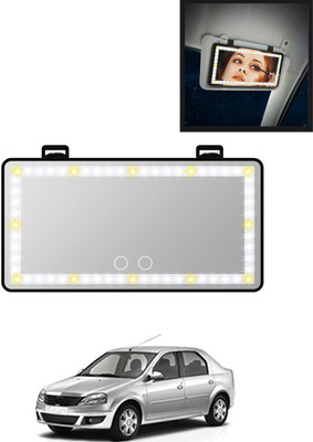 AYW Manual Vanity Mirror For Mahindra Logan(Interior)