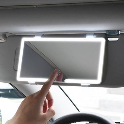 KIZJORYA Manual Vanity Mirror For Universal For Car Universal For Car(Left, Right)