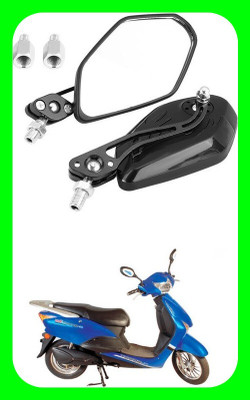 Atonyak Manual Blind Spot Mirror For Hero Universal For Bike(Center)