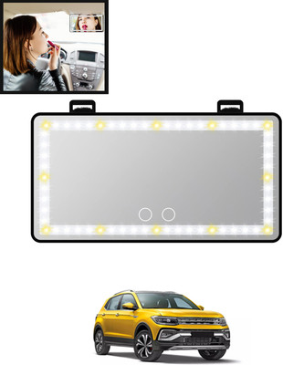 MATIES Manual Vanity Mirror For Volkswagen Universal For Car(Interior)