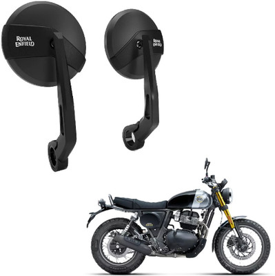 JMA TRADING Manual Rear View Mirror For Royal Enfield Universal For Bike(Left, Right)