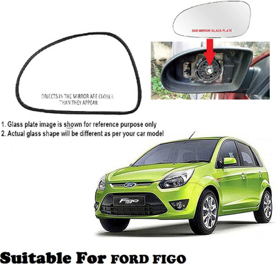 OOLTAH PAHIYA Manual Passenger Side, Rear View Mirror For Ford Figo(Exterior, Left)