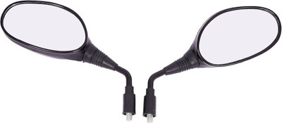 nirwana Manual Rear View Mirror, Passenger Side, Driver Side For Hero Glamour(Left, Right)