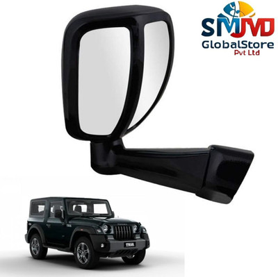 Smjmd Global Manual Blind Spot Mirror For Mahindra Thar(Exterior, Left, Right)