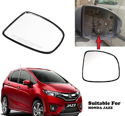 Shubh Auto Manual Driver Side, Rear View Mirror For Honda Jazz(Exterior, Right)