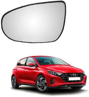 AUTODAZZ Manual Remote Passenger Side, Rear View Mirror For Hyundai i20(Left, Exterior)