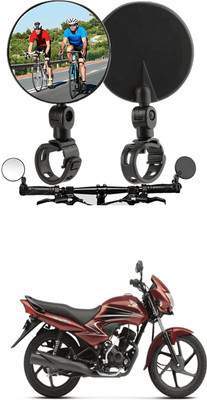 LOVMOTO Manual Rear View Mirror For Hero Splendor NXG(Left, Right)