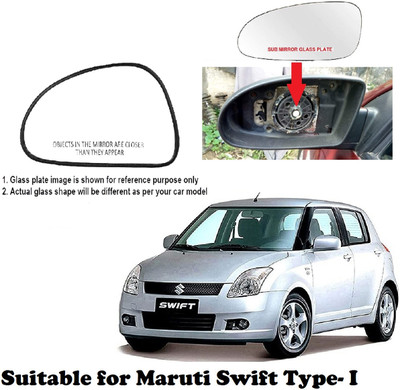 OOLTAH PAHIYA Manual Passenger Side, Rear View Mirror For Maruti Suzuki Swift(Exterior, Left)