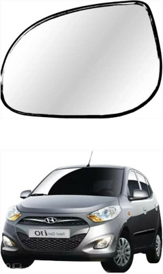 KING AUTO Manual Remote Passenger Side, Rear View Mirror For Hyundai i10(Left, Exterior)