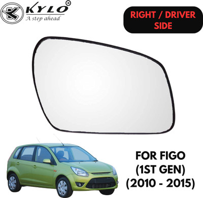 KYLO Manual Driver Side, Rear View Mirror For Ford Figo(Exterior, Right)