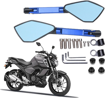 Vagary Manual Rear View Mirror For Universal For Bike FZ-S, FZ-X(Left, Right)