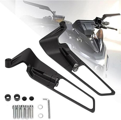 eXarioGadget Manual Rear View Mirror For Universal For Bike Universal For Bike(Exterior)