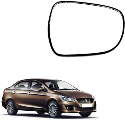 KING GENUINE Manual Remote Driver Side, Rear View Mirror For Maruti Suzuki Ciaz(Right, Exterior)