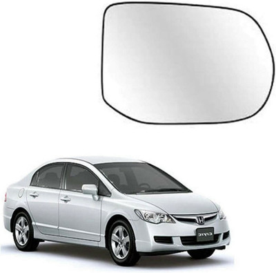 KING GENUINE Manual Remote Driver Side, Rear View Mirror For Honda Civic(Right, Exterior)