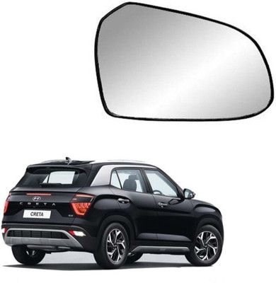 Fusion Manual Remote Rear View Mirror, Driver Side For Hyundai Creta(Right, Exterior)