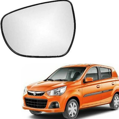 KING GENUINE Manual Remote Passenger Side, Rear View Mirror For Maruti Suzuki Alto K10(Left, Exterior)