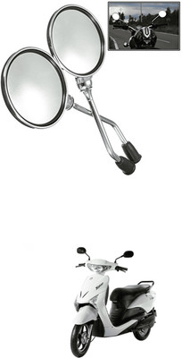 LOVMOTO Manual Rear View Mirror For Hero Universal For Bike(Left, Right)