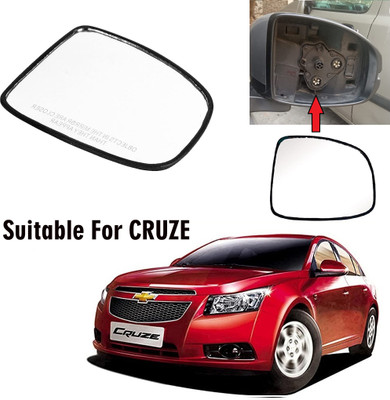 Shubh Auto Manual Driver Side, Rear View Mirror For Chevrolet Cruze(Exterior, Right)