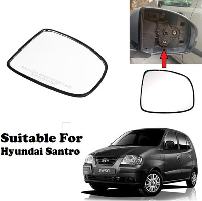 GS Grow n Shine Manual Driver Side, Rear View Mirror For Hyundai Santro(Exterior, Right)