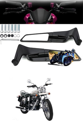 GONAMA Manual Blind Spot Mirror For Piaggio Universal For Bike(Center)