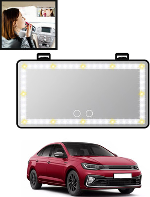 MATIES Manual Vanity Mirror For Volkswagen Universal For Car(Interior)