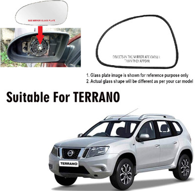 OOLTAH PAHIYA Manual Passenger Side, Rear View Mirror For Nissan Terrano(Exterior, Left)
