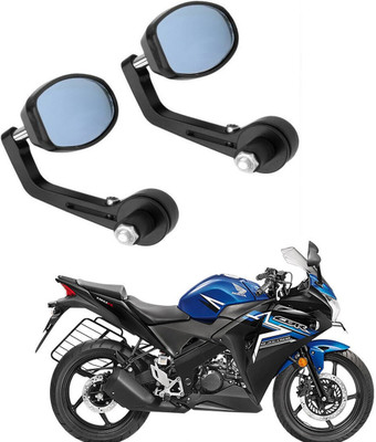bikeworld Manual Rear View Mirror, Dual Mirror, Driver Side For Honda CBF Stunner(Right, Left)
