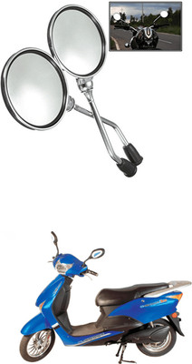 LOVMOTO Manual Rear View Mirror For Mahindra Rodeo RZ(Left, Right)