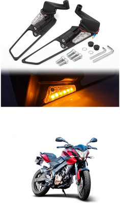 LOVMOTO Manual Blind Spot Mirror For Bajaj Pulsar 150 DTS-i(Center)