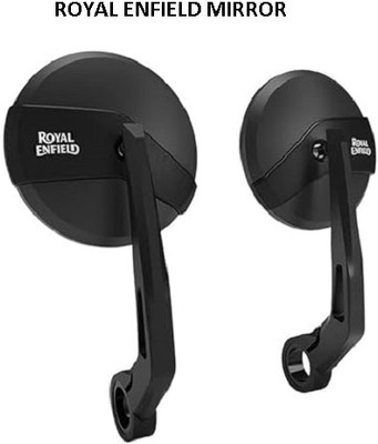 Golden Fox Manual Rear View Mirror For Royal Enfield Universal For Bike(Left, Right)