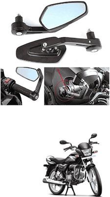 LOVMOTO Manual Rear View Mirror For Hero Splendor Pro(Left, Right)