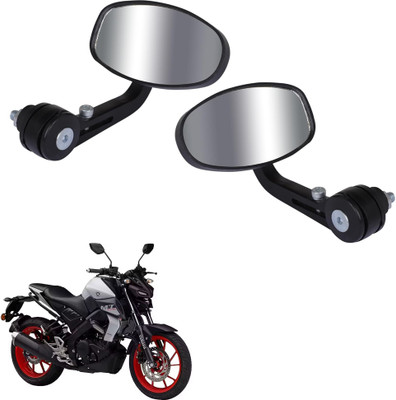 Grandbiker Manual Rear View Mirror, Driver Side, Dual Mirror For Yamaha MT-15(Right, Left)