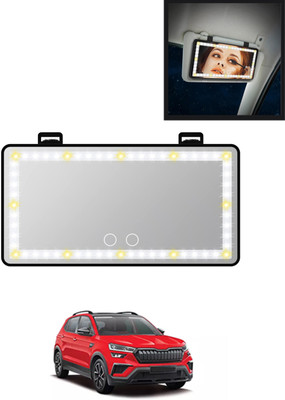 AYW Manual Vanity Mirror For Skoda Universal For Car(Interior)