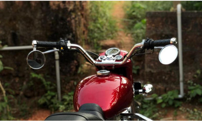 EAZ Manual Dual Mirror For Royal Enfield Meteor 350, Hunter 350(Right, Left)