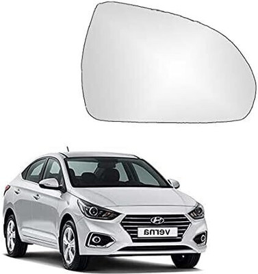 KING GENUNE Manual Remote Driver Side, Rear View Mirror For Hyundai Verna(Right, Exterior)