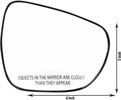 KING GENUINE Manual Driver Side, Rear View Mirror For Maruti Suzuki Alto K10(Right, Exterior)