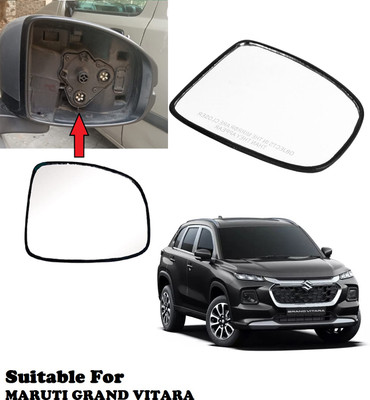 OOLTAH PAHIYA Manual Driver Side, Rear View Mirror For Maruti Suzuki Vitara(Exterior, Right)
