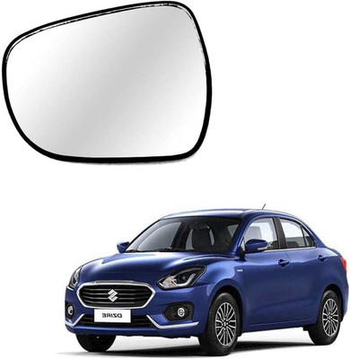 KING GENUNE Manual Remote Passenger Side, Rear View Mirror For Maruti Suzuki Swift, Swift Dzire(Left, Exterior)