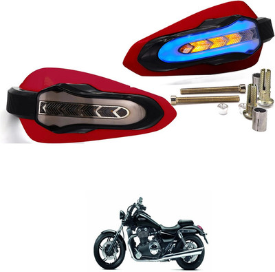 LOVMOTO Motorcycle Universal Handguards Aluminium Alloy Hand Guards Bar Handlebar SG164 Bike Leg Guard(Yamaha)