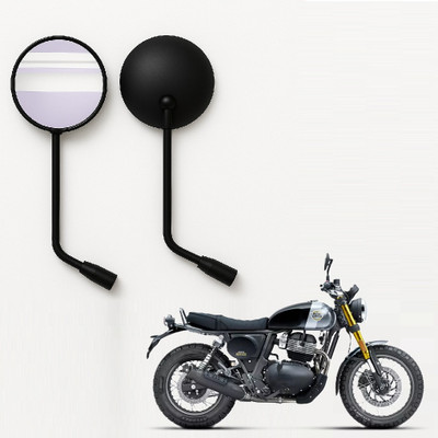 JMA TRADING Manual Rear View Mirror For Royal Enfield Universal For Bike(Right, Left)