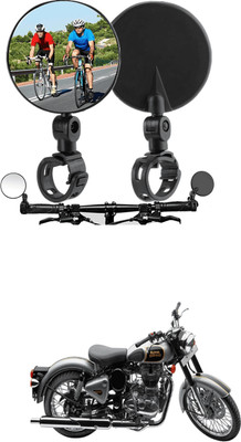 LOVMOTO Manual Rear View Mirror For Hero Splendor NXG(Left, Right)