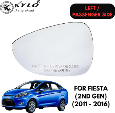KYLO Manual Passenger Side, Rear View Mirror For Ford Fiesta(Exterior, Left)