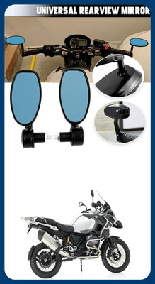 GONAMA Manual Blind Spot Mirror For Suzuki Universal For Bike(Center)