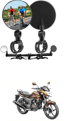 LOVMOTO Manual Rear View Mirror For TVS Max 4R(Left, Right)