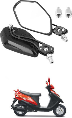 LOVMOTO Manual Blind Spot Mirror For Mahindra Flyte(Center)