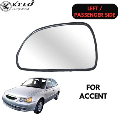 KYLO Manual Passenger Side, Rear View Mirror For Hyundai Accent(Exterior, Left)