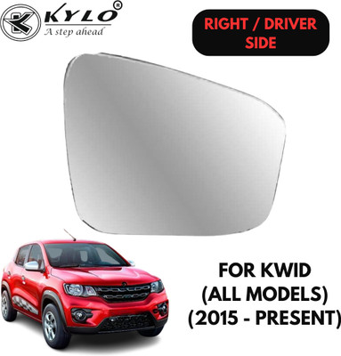 KYLO Manual Driver Side, Rear View Mirror For Renault Kwid(Exterior, Right)