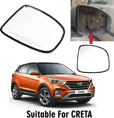 OOLTAH PAHIYA Manual Driver Side, Rear View Mirror For Hyundai Creta(Exterior, Right)