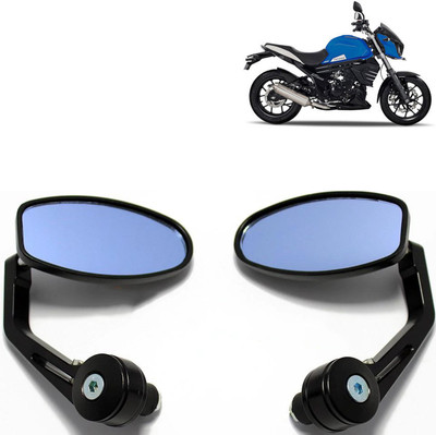 BSI Manual Rear View Mirror, Driver Side For Mahindra Universal For Bike(Left, Right)