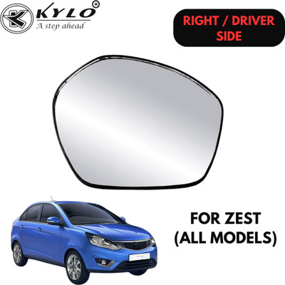 KYLO Manual Driver Side, Rear View Mirror For Tata Zest(Exterior, Right)